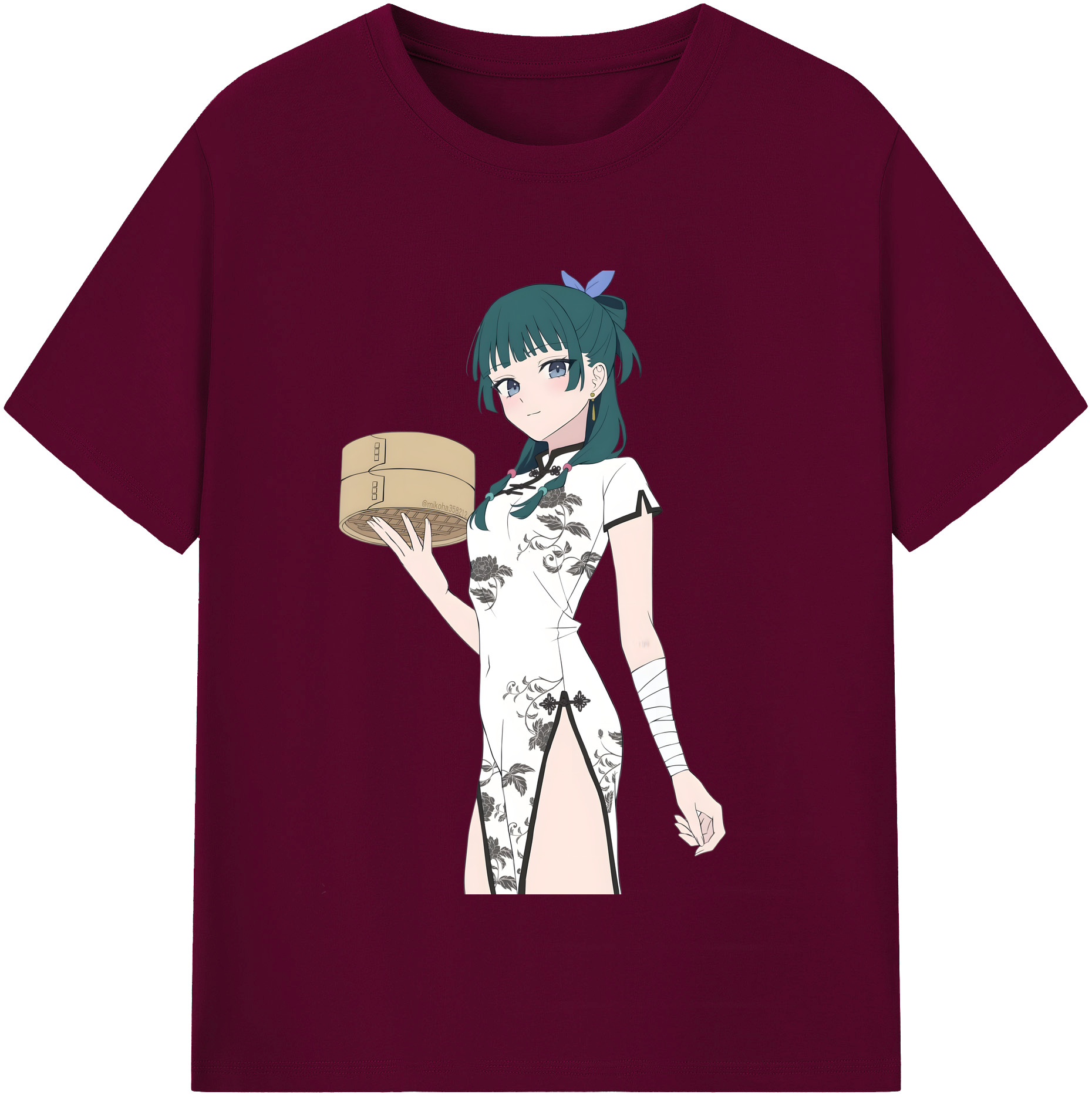 （画像用） 薬屋のひとりごと The Apothecary Diaries レディースカジュアルプリントTシャツ（綿100％）